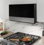 Café™ 2.1 Cu. Ft. Smart Over-the-Range Microwave Oven in Platinum Glass