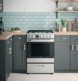 24" 2.9 Cu. Ft. Gas Free-Standing Range with Convection and Modular Backguard