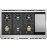 Monogram 48" All Gas Professional Range with 6 Burners and Griddle (Natural Gas)