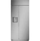 Monogram 36" Built-In Side-by-Side Refrigerator with Dispenser