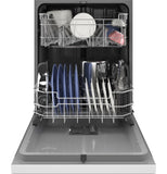 GE® Front Control with Plastic Interior Dishwasher with Sanitize Cycle & Dry Boost