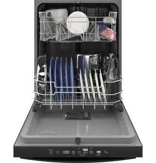 GE® Top Control with Plastic Interior Dishwasher with Sanitize Cycle & Dry Boost