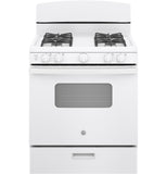 GE® 30" Free-Standing Front Control Gas Range