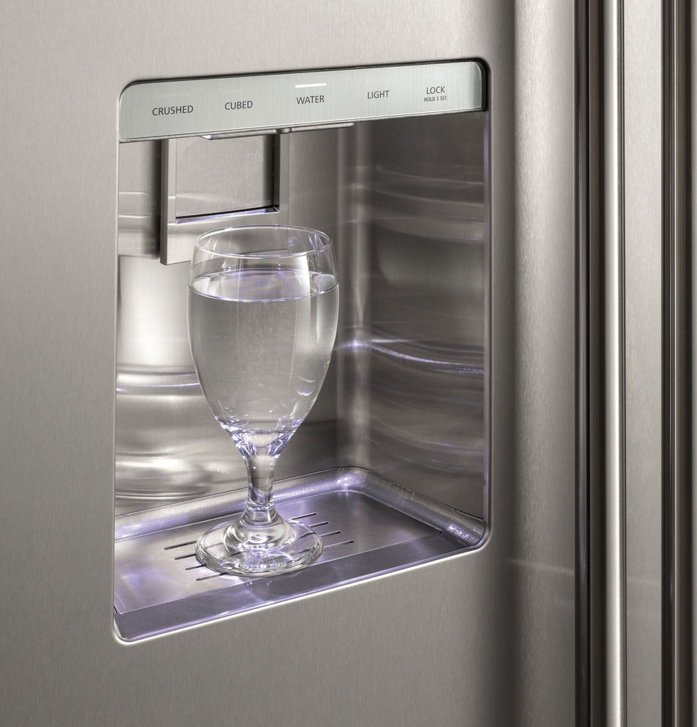 Monogram 36" Built-In Side-by-Side Refrigerator with Dispenser