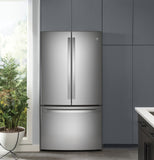 GE Profile™ ENERGY STAR® 23.1 Cu. Ft. Counter-Depth Fingerprint Resistant French-Door Refrigerator