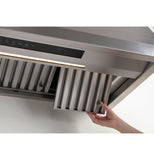 Monogram 48" Stainless Steel Professional Hood with Quietboost™ Blower