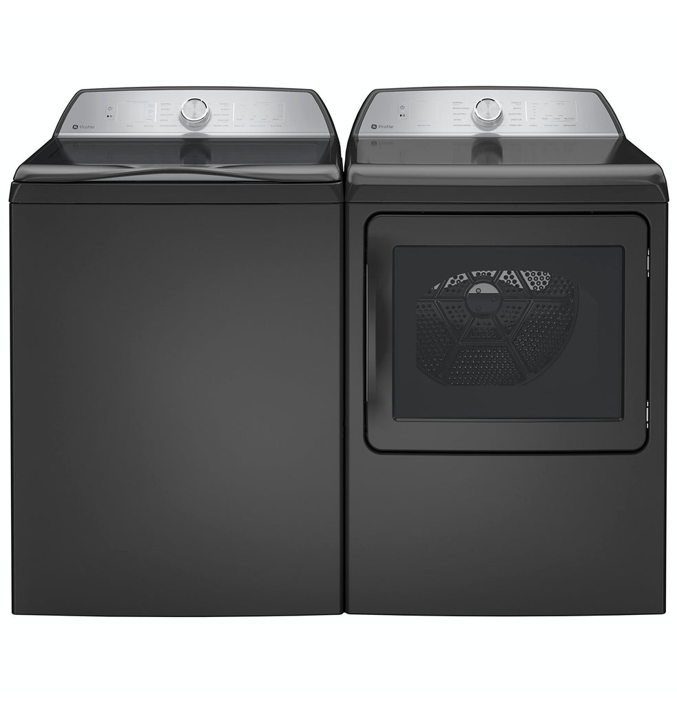 GE Profile™ 7.4 cu. ft. Capacity aluminized alloy drum Electric Dryer with Sanitize Cycle and Sensor Dry