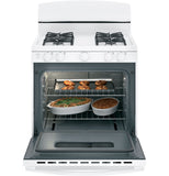 GE® 30" Free-Standing Front Control Gas Range