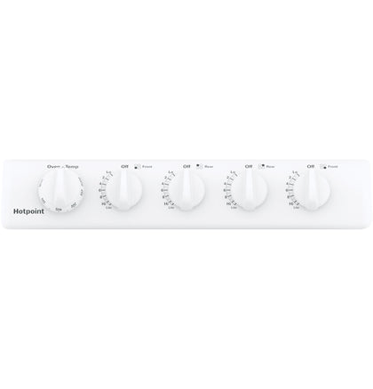 Hotpoint® 20" Front-Control Free-Standing Gas Range with Sealed Burners
