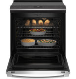 GE Profile™ 30" Smart Slide-In Fingerprint Resistant Front-Control Induction and Convection Range with No Preheat Air Fry