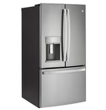 GE Profile™ Series 22.1 Cu. Ft. Counter-Depth Fingerprint Resistant French-Door Refrigerator with Door In Door and Hands-Free AutoFill