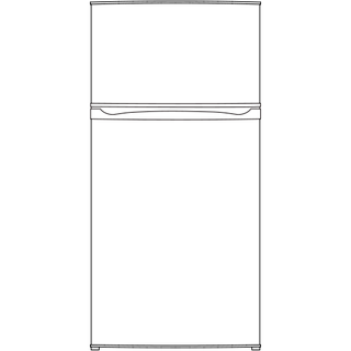 GE® ENERGY STAR® 11.6 cu. ft. Top-Freezer Refrigerator