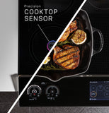 GE Profile™ 30" Smart Slide-In Fingerprint Resistant Front-Control Induction and Convection Range with No Preheat Air Fry