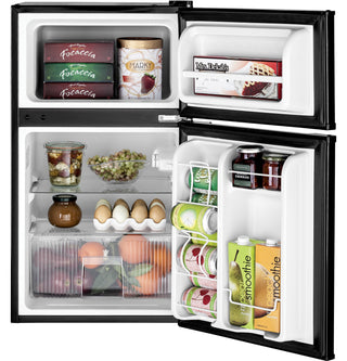 GE® Double-Door Compact Refrigerator