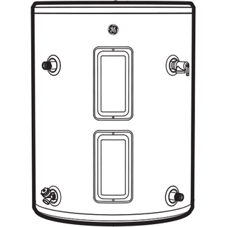 GE® 26 Gallon Side Port Lowboy Electric Water Heater