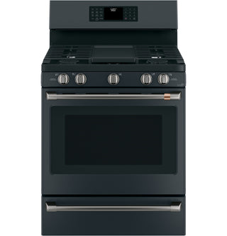 Café™ Freestanding Gas Knobs and Handles - Brushed Black