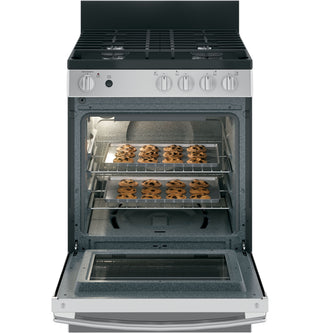 GE® 24"  Steam Clean Free-Standing/Slide-in Gas Range