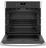 GE® 30" Smart Built-In Self-Clean Single Wall Oven with Never-Scrub Racks