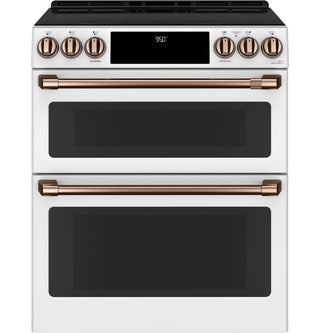 Café™ Front Control Induction Knobs and Handles - Brushed Copper