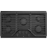 GE® 36" Built-In Gas Cooktop with 5 Burners and Dishwasher Safe Grates
