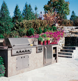 GE Monogram® Outdoor Cooking Center Stainless Steel Doors for Built-In Island or Enclosure