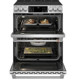 Café™ 30" Smart Slide-In, Front-Control, Radiant and Convection Double-Oven Range