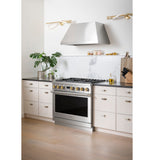 Monogram 36" All Gas Professional Range with 6 Burners (Natural Gas)