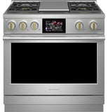 Monogram 36" Dual-Fuel Professional Range with 4 Burners and Griddle (Natural Gas)