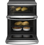 GE Profile™ 30" Smart Slide-In Electric Double Oven Convection Fingerprint Resistant Range