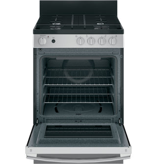 GE® 24"  Steam Clean Free-Standing/Slide-in Gas Range
