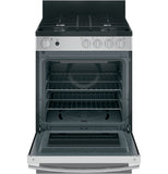 GE® 24"  Steam Clean Free-Standing/Slide-in Gas Range