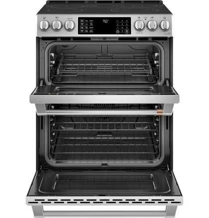 Café™ 30" Smart Slide-In, Front-Control, Radiant and Convection Double-Oven Range