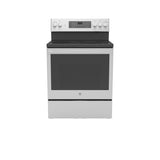 GE Profile™ 30" Smart  Free-Standing Electric Convection Fingerprint Resistant Range with No Preheat Air Fry