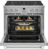 Café™ 36" Smart Dual-Fuel Commercial-Style Range with 6 Burners (Natural Gas)