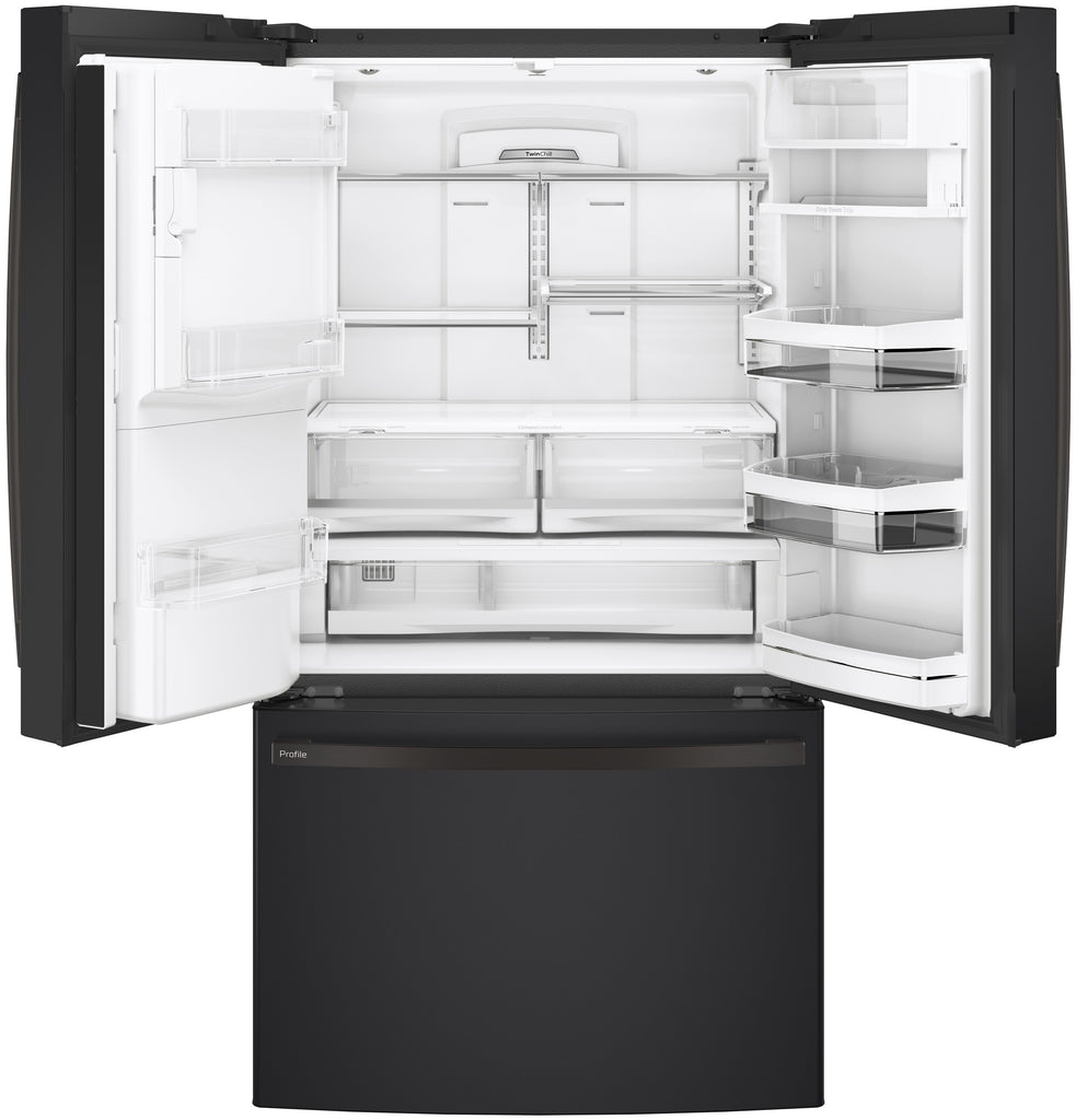 GE Profile™ Series ENERGY STAR® 22.1 Cu. Ft. Counter-Depth French-Door Refrigerator with Hands-Free AutoFill