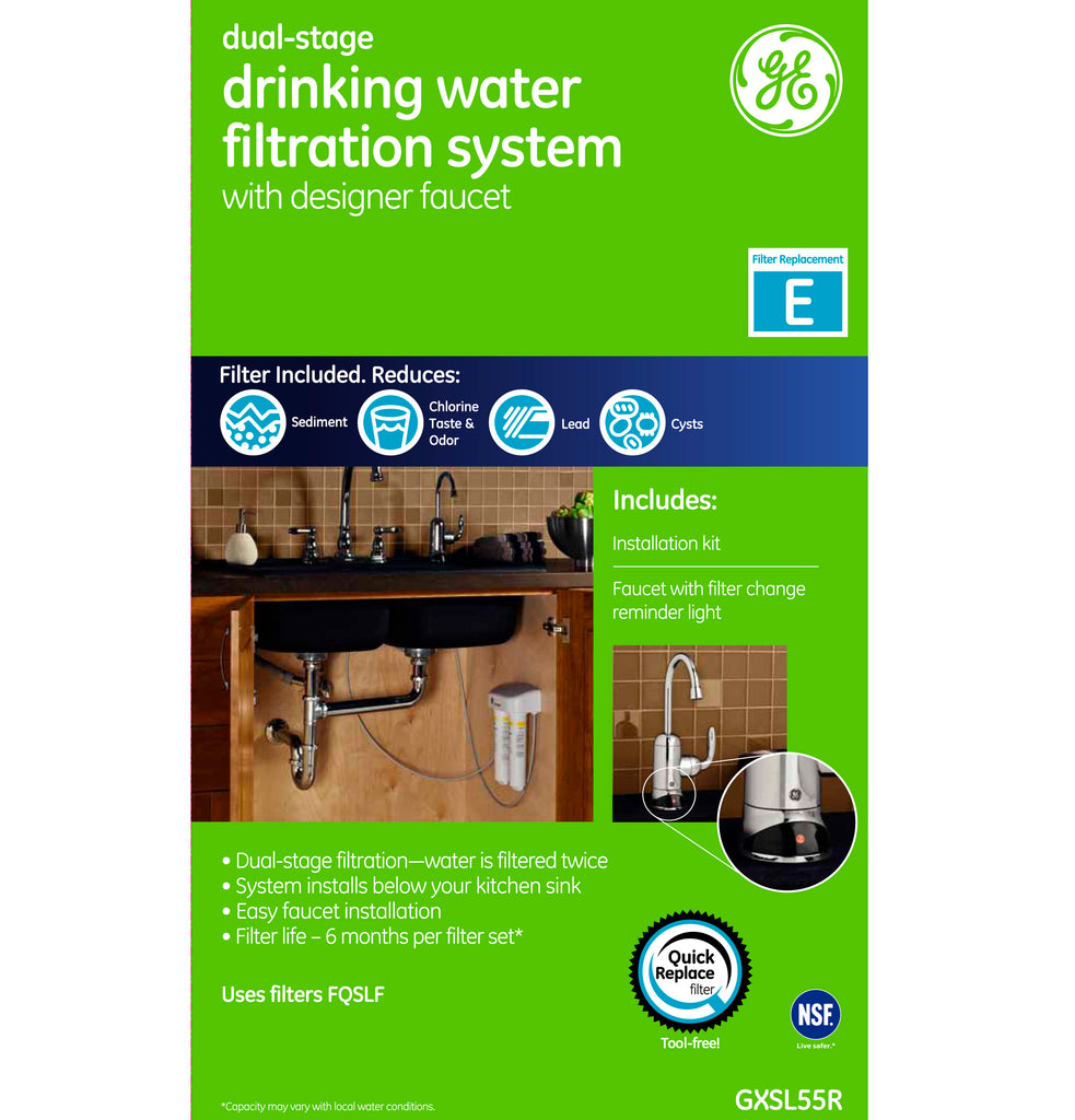 DUAL STAGE DRINKING WATER FILTRATION SYSTEM
