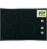 GE® 30" Built-In Knob Control Electric Cooktop