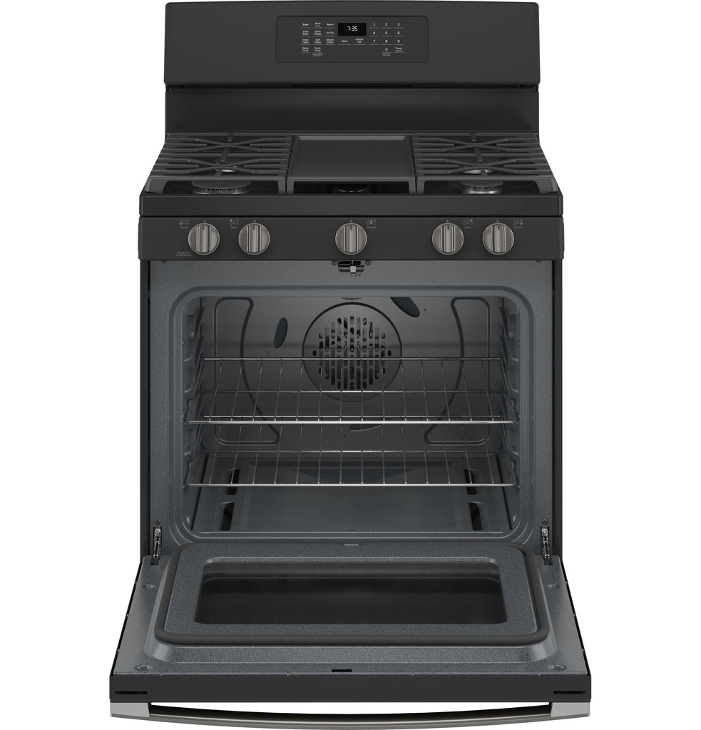 GE® 30" Free-Standing Gas Convection Range with No Preheat Air Fry