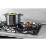 GE Profile™ 30" Built-In Gas Cooktop with 5 Burners and an Optional Extra-Large Cast Iron Griddle