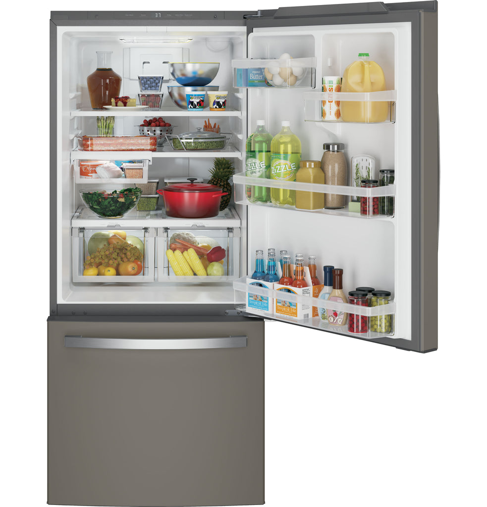GE® ENERGY STAR® 21.0 Cu. Ft. Bottom-Freezer Refrigerator