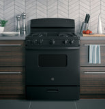 GE® 30" Free-Standing Front Control Gas Range