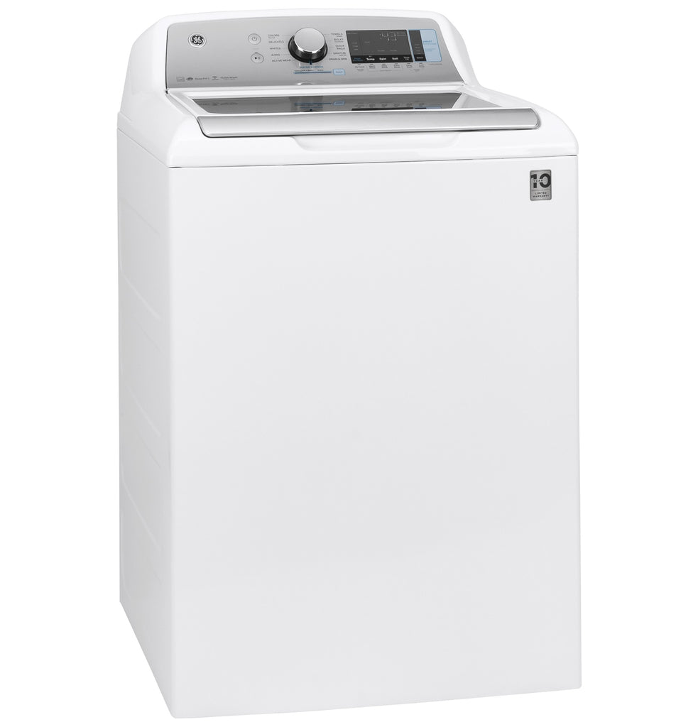 GE® 5.2  cu. ft. Capacity Smart Washer with Sanitize w/Oxi and SmartDispense