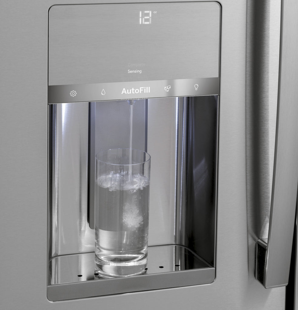 GE Profile™ 27.9 Cu. Ft. Smart Fingerprint Resistant 4-Door French-Door Refrigerator with Door In Door