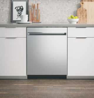 GE® ADA Compliant Stainless Steel Interior Dishwasher with Sanitize Cycle