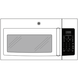 GE® 1.8 Cu. Ft. Over-the-Range Microwave Oven with Recirculating Venting