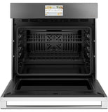 Café™ 30" Smart Single Wall Oven with Convection in Platinum Glass