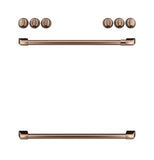 Café™ Front Control Gas Knobs and Handles - Brushed Copper