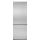 30" Integrated Refer SS Solid Door, 84" Opening -3/4",  LH