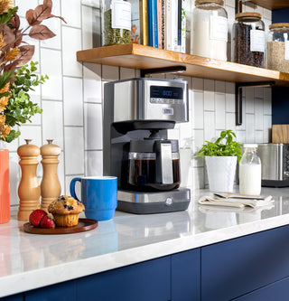 GE 12 Cup Drip Coffee Maker with Adjustable Keep Warm Plate