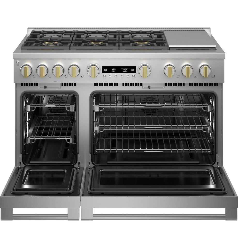 Monogram 48" All Gas Professional Range with 6 Burners and Griddle (Natural Gas)